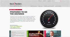 Desktop Screenshot of beckredden.com