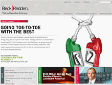 Tablet Screenshot of beckredden.com